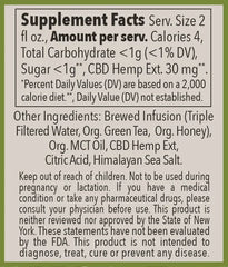 Green Tea & Honey Shot – 30 MG Hemp
